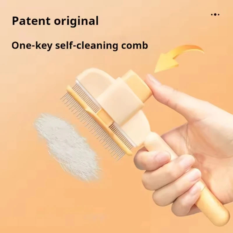 Pet Hair Remover Brush Cat Dog Hair Grooming And Care Comb For Long Hair Dog Pet Removes Hairs Cleaning Bath Brush Cat Supplies
