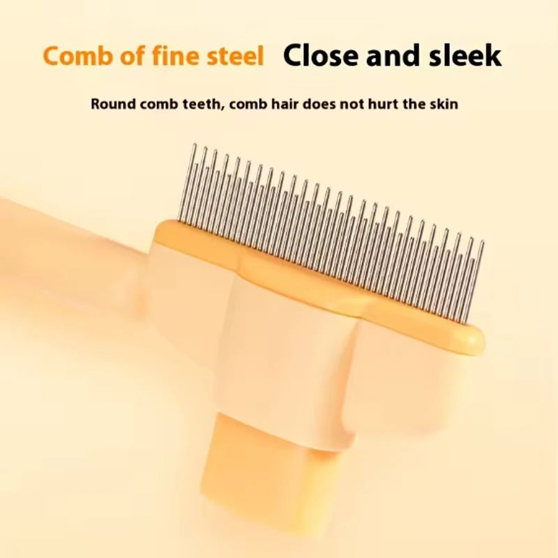 Pet Hair Remover Brush Cat Dog Hair Grooming And Care Comb For Long Hair Dog Pet Removes Hairs Cleaning Bath Brush Cat Supplies