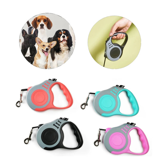 Retractable Dog Leash – Comfortable Grip & Smooth Control
